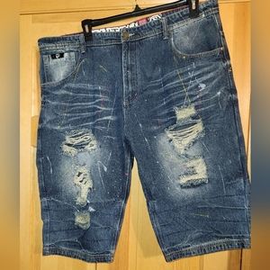 Switch Remarkable Denim Distressed Jean Shorts Size 44